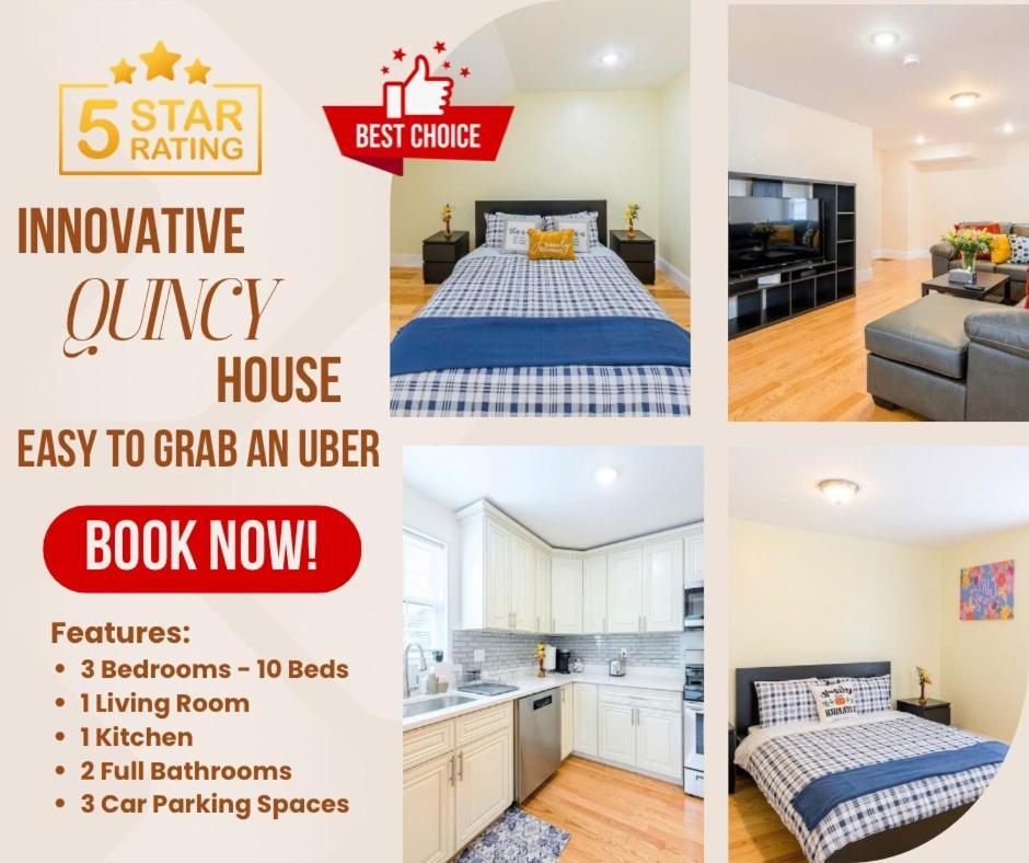 37 - 3Br Quincy - Cozy Townhouse Near Blue Hills Apartment ภายนอก รูปภาพ